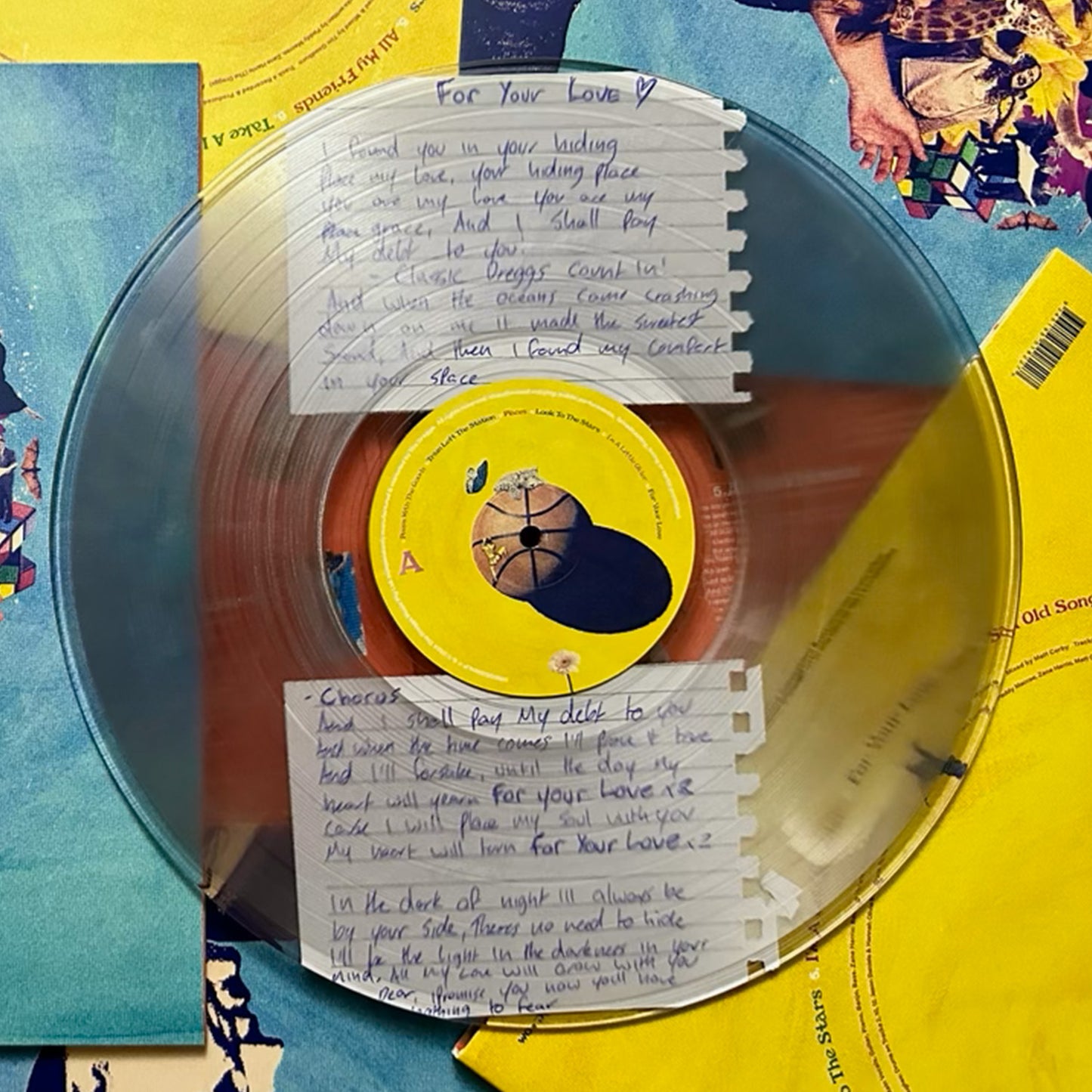 Caught in the Reverie - Limited Edition Lyric Page Vinyl